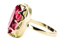 Ring Ruby 14K Yellow gold Vintage vrc253y